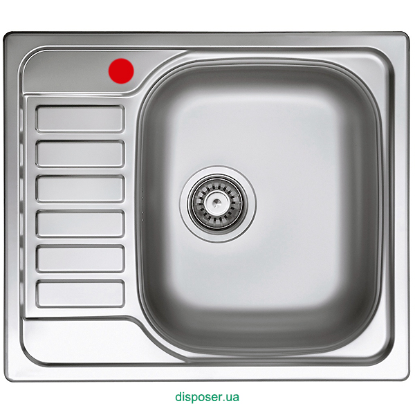 Кухонна мийка Elleci Sky125 DX SATINATO, нержавіюча сталь, 58×50 см